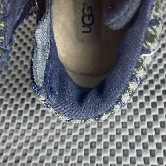 UGG Boots Kids Toddler Size 7 Blue Zipper Lace Up Winter - Picture 9 of 11